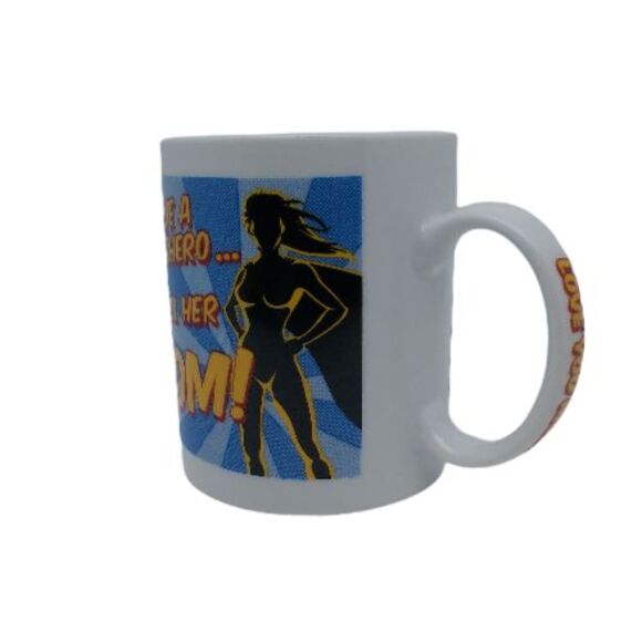 Mothers Day Coffee Tea Cup Mug I Have A Superhero I Call Her MOM Birthday Gift - Picture 2 of 4